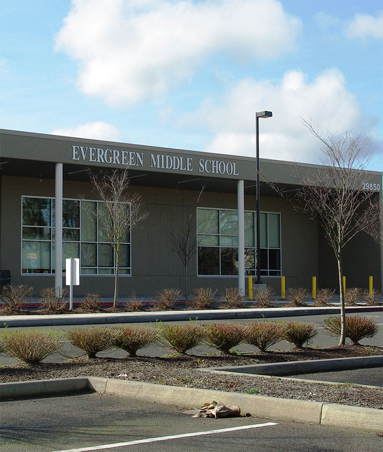 Hillsboro School District Evergreen Middle School Northwest